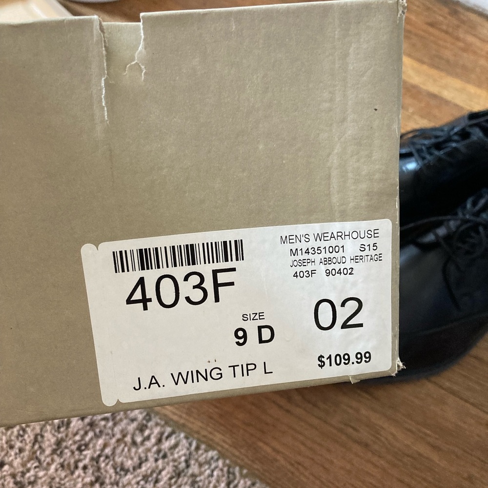 J.A. Wingtips BLACK - Picture 4 of 5